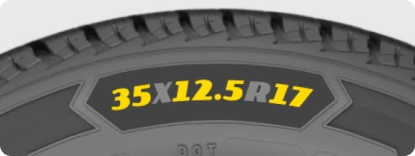 High Flotation Tire Sidewall